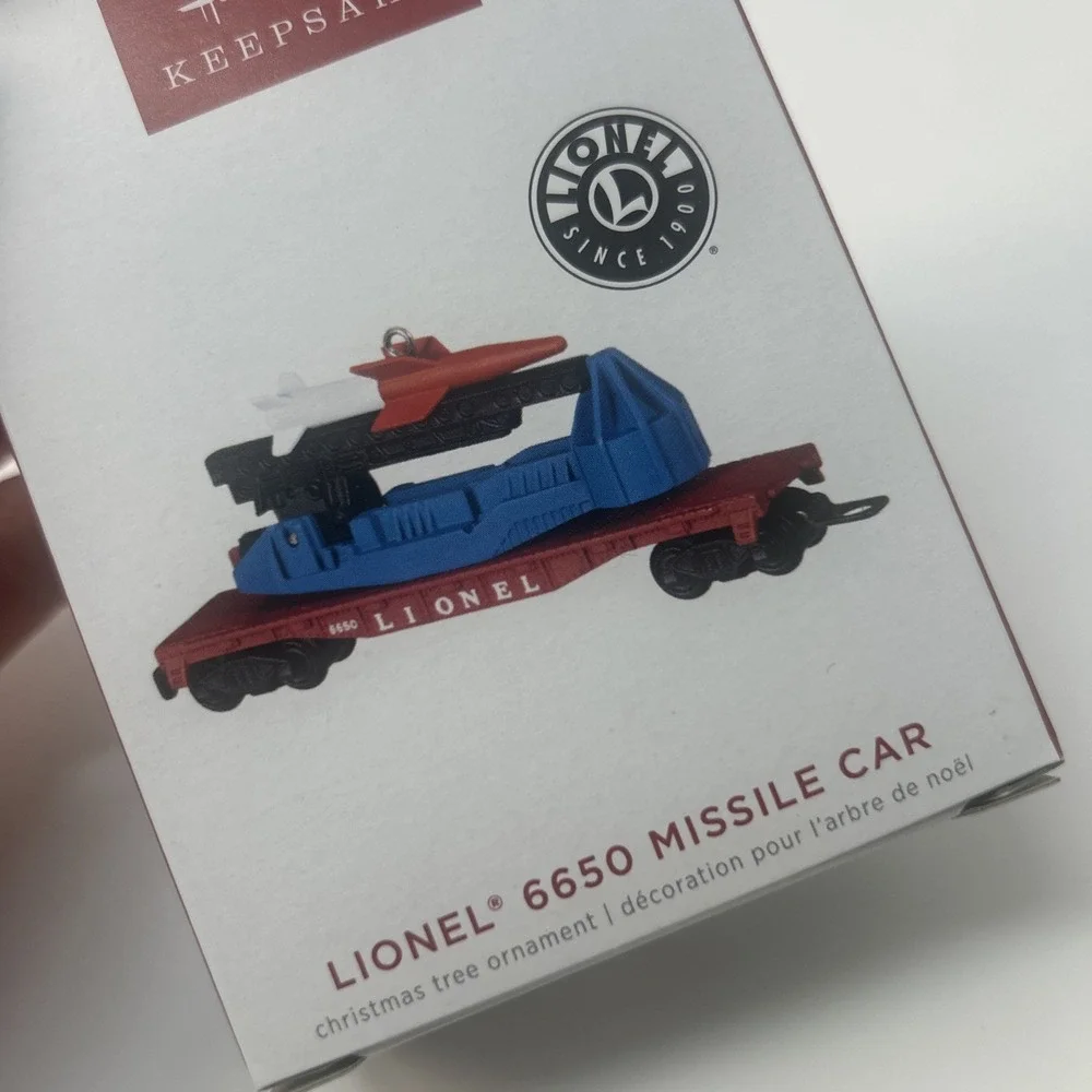 NEW Hallmark Keepsake 2022 Great Northern EP-5, Missile Car 6650, Caboose 6357